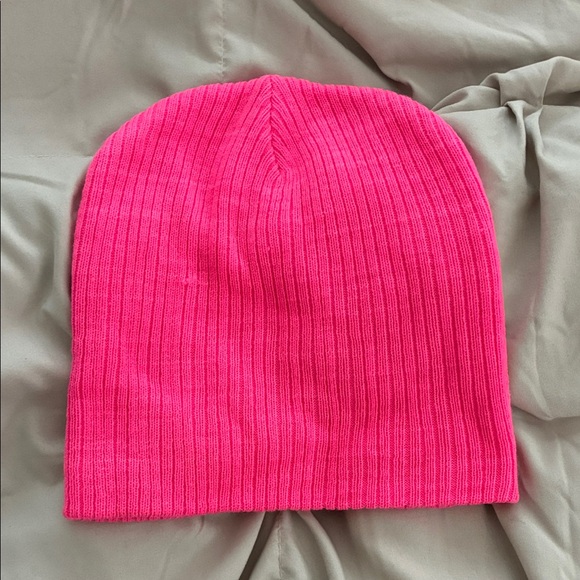 Urban Outfitters Accessories - Urban Outfitters Bright Pink Knit Hat